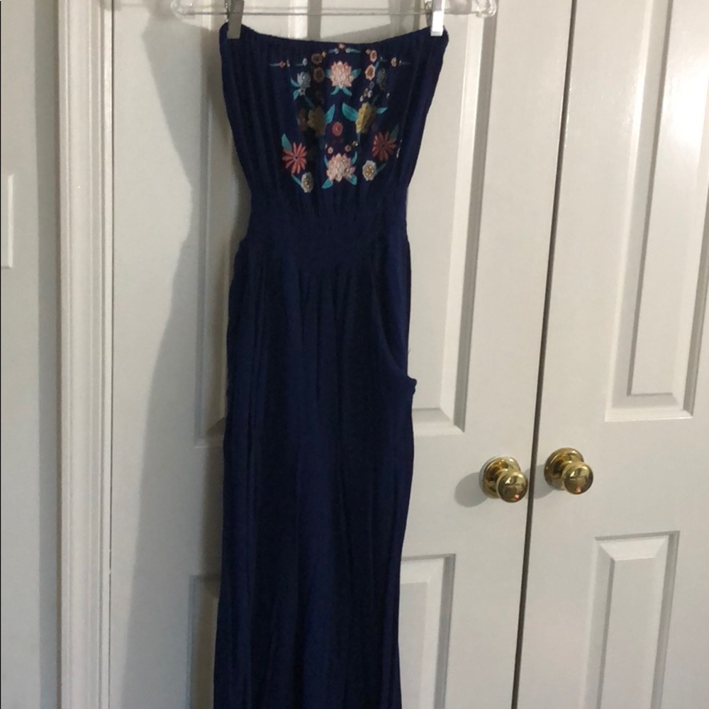 Strapless jumpsuit